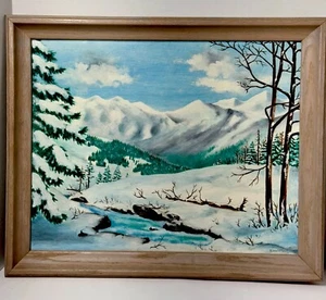 Gemälde Winterbergszene  - Bild 1 von 4