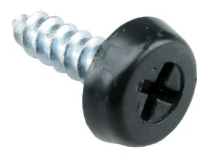 DBG 3/4" Testa Plastica PZ Vite Autofilettante Fissaggio Targa - Nero - Pac... - Foto 1 di 1