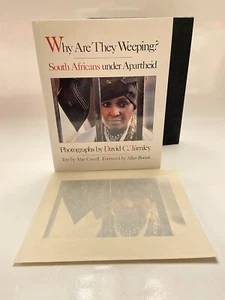 *SIGNED* David Turnley WHY ARE THEY WEEPING? South Africa under Apartheid - Picture 1 of 12
