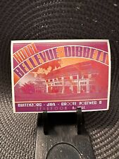 Travel Label Souvenir luggage, trunk, 1940-50’s Hotel Bellevue Hungrey