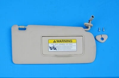2004-2008 Acura TSX Genuine OEM Right Passenger Side Beige/Tan Sun Visor  - Image 1 of 4