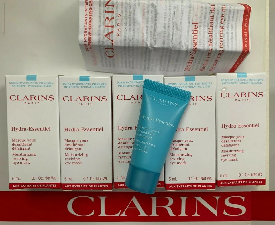 CLARINS Hydra Essentiel Moisturizing Reviving Eye Mask 15ml = 5ml x 3 - Image 1 of 4