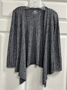 Justice Gray Open Cardigan - Size 12 - VGUC - Picture 1 of 5