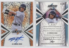 2020 Leaf Flash Flashback Base Auto Orange /10 Ji-Hwan Bae #BA-JHB Auto
