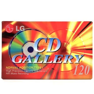 LG CD Gallery 120 Blank Cassette Tape Sealed Type I Korea - Picture 1 of 3