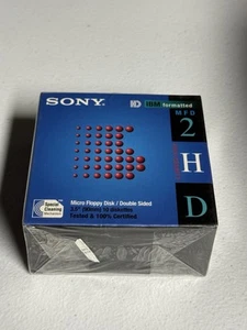 SONY 3.5" Floppy Disks New / Sealed 10 Pack MFD-2HD HD Unformatted - Afbeelding 1 van 5