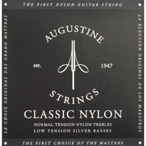 Augustine Black Classical Guitar String Set | New - Image 1 of 1