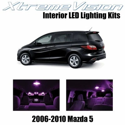 LED interior XtremeVision para Mazda 5 2010-2013 (8 piezas) rosa Foto 1 de 4