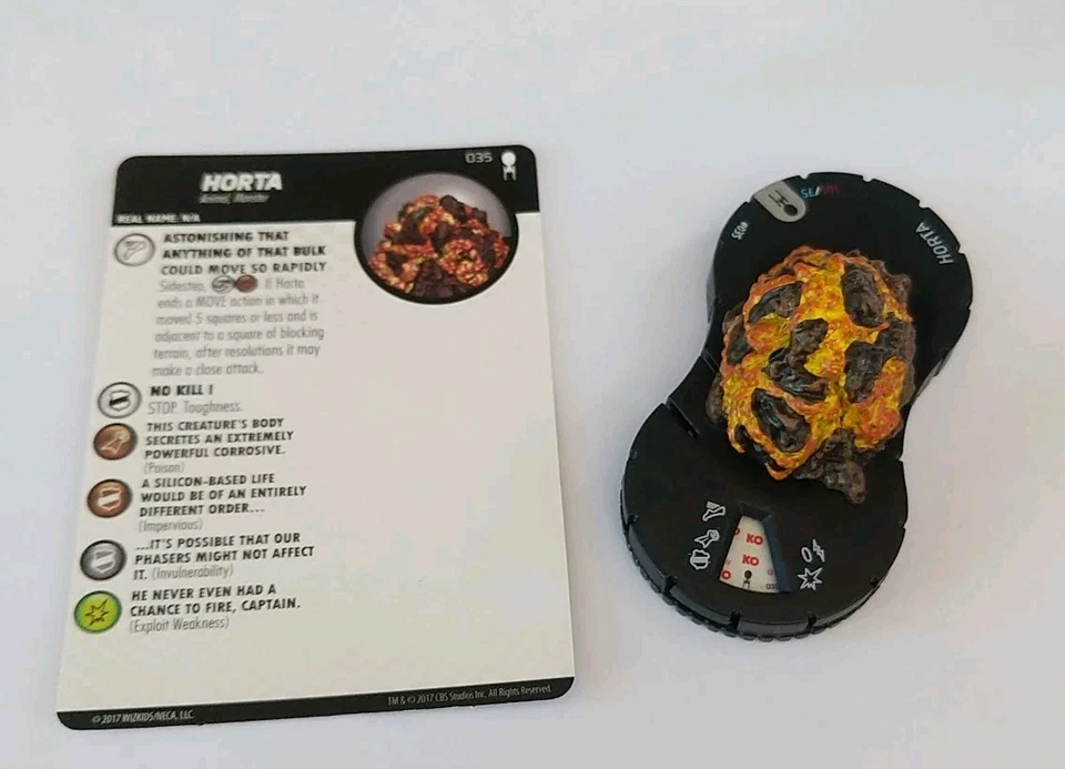 Heroclix Wizkids Star Trek Away Team 035 Horta Rare - Image 1 of 1