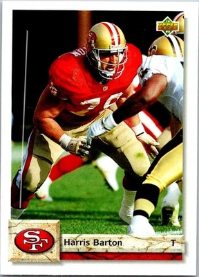1992 Upper Deck - Harris Barton #430 - Image 1 of 2