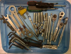 Genuine OEM Harley-Davidson Wrenches Motorcycle TOOLS KIT 45 Piece & Craftsman - Bild 1 von 9