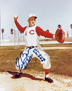Cincinnati Reds Ed Bailey A.S. Catcher authentic signed 8 x 10 color photo Mint - Picture 1 of 3