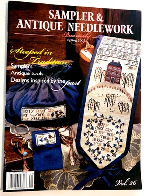 Sampler & Antique Needlework Qtrly mags,1991-2015,historical articles & patterns - Image 1 of 4