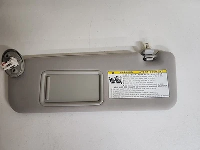Lexus ES350 Sunvisor Driver Left Gray Sun Visor With Light 2007 2008 2009 - Image 1 of 3