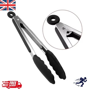 Cooking Tongs BBQ Silicone - Set of 1 x Tongs - Premium Grade. Olivers Kitchen - Picture 1 of 20