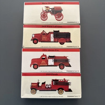 Lot Of 4 -Fire Truck Die Cast In Original Box From Reader’s Digest Association - Image 1 of 4