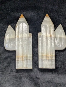 Hand Carved Mexico Cactus Paperweight Onyx Stone Mexican Art VTG Western Decor  - Picture 1 of 7