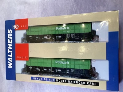 Walthers RTR Potlatch D&NE Thrall-Door Box Car paquete de 2 escala 932-27014 HO Foto 1 de 4