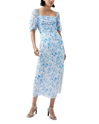 FRENCH CONNECTION Catrina гофрированный платье Рекомендуемая розничная цена производителя $138 - Изображение 1 из 4