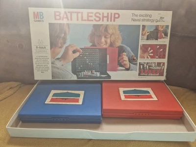 Vintage MB Games Battleship Complete Board Game 1970s Retro Strategy - Image 1 of 4