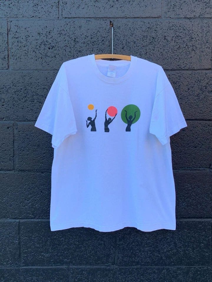 Vintage 1990s Lifetime Network Television For Women TV Art Tee Size XL - Image 1 of 4