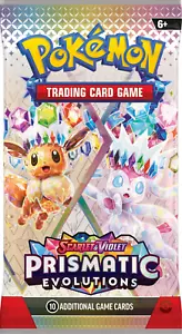 Pokemon TCG: Scarlet and Violet Prismatic Evolutions 1x Booster Pack Random Art - Picture 1 of 4
