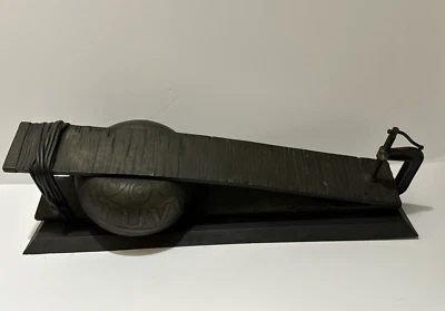 GRAN ESCULTURA DE METAL DE BRONCE SURREALISMO ABSTRACTO MODERNISMO DADOS GARY LEE RARO Foto 1 de 4