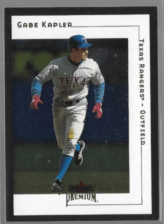 GABE KAPLER 2001 Fleer Premium Foil #82.  RANGERS - Image 1 of 1