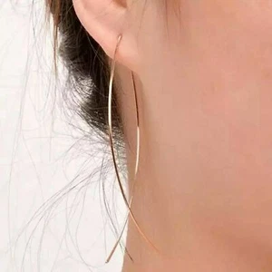 Pendientes colgantes de alambre de pescado - Imagen 1 de 8