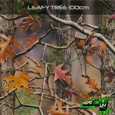 HYDRO STYLE UK ROLLED - LEAFY TREE CAMO Hydrographics Film Hydro Dipping Transfer Graphic UK