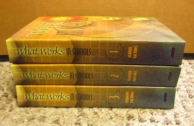 WHAT WORKS IN SCHOOLS effective teaching 3-VHS improvement student achievement - Image 1 of 3