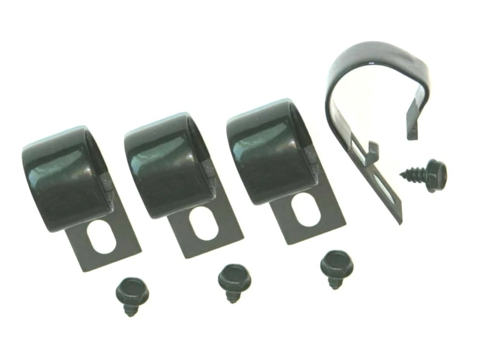 Arnés de retención de cables cortafuegos clips recubiertos 1968-72 GTO Firebird Grand Prix aire acondicionado Foto 1 de 2