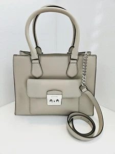 MICHAEL KORS Bridgette MediumSaffiano Leder dunkle Dun Tragetasche/Geldbörse 30T65BDT2L - Bild 1 von 24