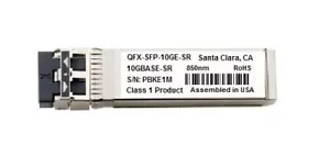 Juniper QFX-SFP-10GE-SR compatible 740-021308 10GBASE-SR SFP+SR 850nm LC MMF - Picture 1 of 1