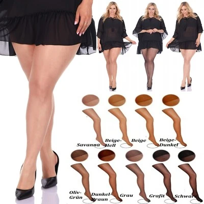 2-4-6-10 STÜCK Strumpfhose 20 DEN mit Höschen-Teil GR L-XXXL Feinstrumpfhose  - Bild 1 von 4