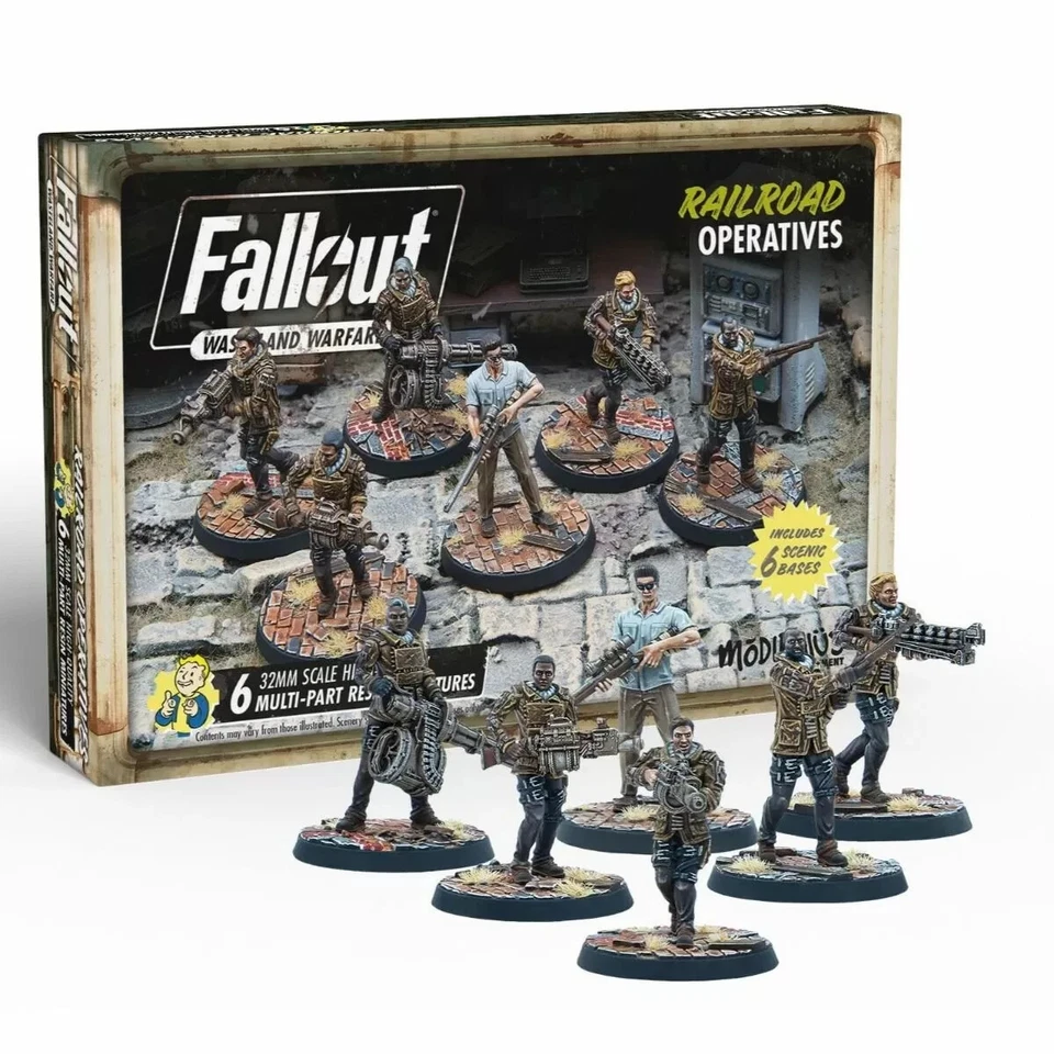 Fallout Wasteland Warfare Railroad Operatives - Image 1 of 1