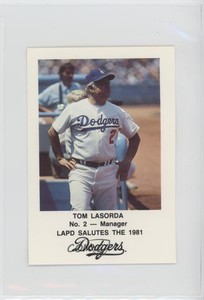 1981 Los Angeles Dodgers Los Angeles Police Tommy Lasorda #2 HOF