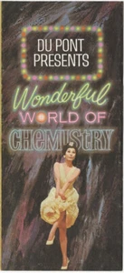 1964 Feria Mundial de Nueva York DuPont World of Chemistry Teatro Escenario Espectáculo Folleto - Imagen 1 de 3
