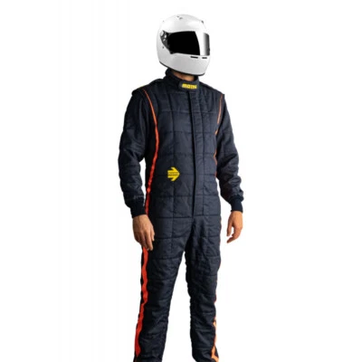 Momo Fireproof Racing Suit - PRO LITE - Navy Blue (FIA Approved) - Image 1 of 4