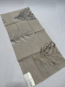 Grey Watkins Embroidery Fabric Sample 12” x 26” Coral Reef GW000427204 - Picture 1 of 12