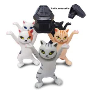 Coffin Dance Cute Cats Set Pen Holder AirPods Holder Desktop Decoration or Gift - Picture 1 of 24