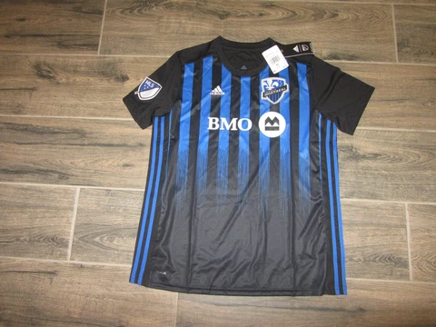 NWT NEW Adidas Montreal Impact MLS Soccer Jersey Sewn 2019 Retro Womens XL Blue Cover