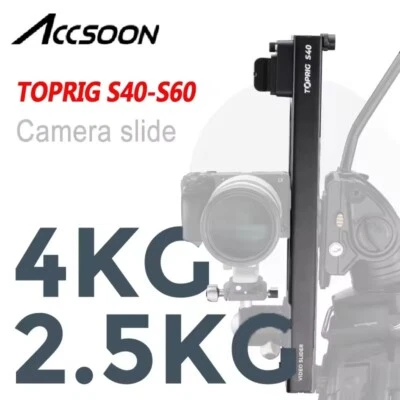 Accsoon TOPRIG S40 S60 Motorized Camera Slider Rail 120° Panorama APP Control - Image 1 of 4