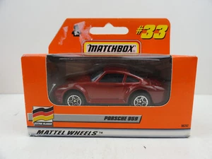 2000 Matchbox International #33 Porsche 959 (Red, German Packaging) in Box - Bild 1 von 6