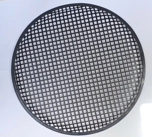 Schwarzes Metallgitter Lautsprechergitter - 8”, 10”, 12”, 15”, 18” - Dropdown-Menü auswählen - Bild 1 von 1