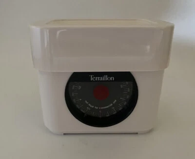 VTG Terraillon 5 lb White Plastic Counter Top Scale with Tray Made in France - Image 1 of 4