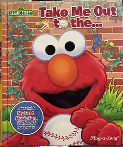 Sesame Street Take me Out To The Hardcover Book Play A Song My Music Fun (t06) - Picture 1 of 3