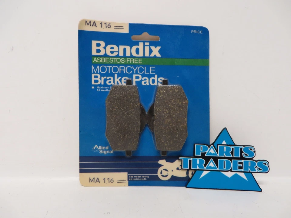 Pastillas Freno Moto Bendix Yamaha XV 535 XV535 1987-1994 Virago Delanteras FA136 Foto 1 de 1