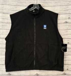 SFMTA Fleece Employee Vest 2XL Black San Francisco Muni Transit System Work NEW - Picture 1 of 16
