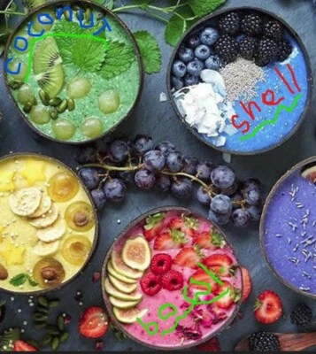 intestino cáscara de coco Foto 1 de 4